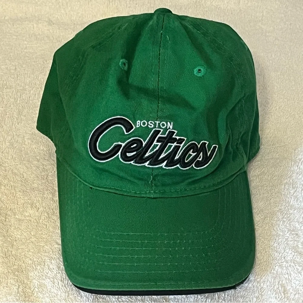 Boston Celtics Green & Black Adjustable Cotton Basketball Cap by NBA Elevation